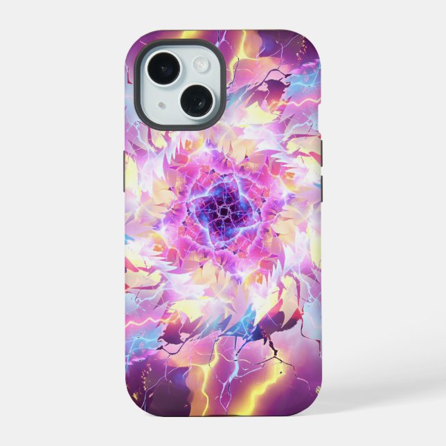 Coque iPhone 15 Feu d'incendie (Verso)