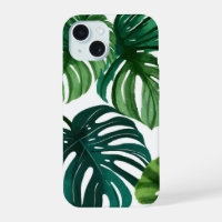 Feuilles de Monstera | Aquarelle Moderne Simple