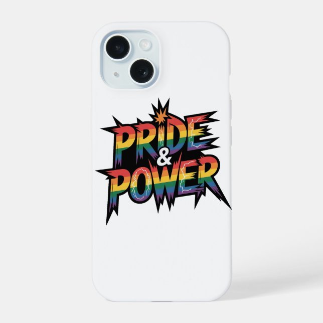 Coque iPhone 15 Fierté et Puissance  (Verso)