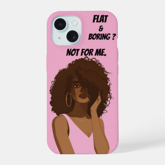 COQUE iPhone 15 FILLE AUX CHEVEUX BOUCLES
