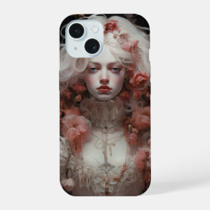 Coque iPhone 15 Fille Baroque Surréaliste