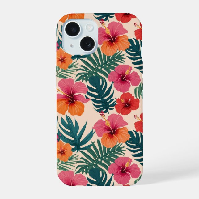 COQUE iPhone 15 FLEURS BON VIBE (Verso)
