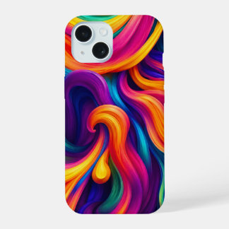 Coque iPhone 15 Flux néon.