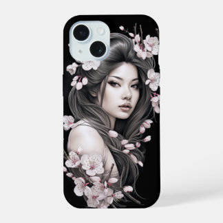 Coque iPhone 15 Freyja Sakura Cherry Blossoms Téléphone