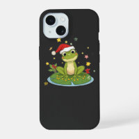 Frogue de joie festive - Jolie grenouille de Noël