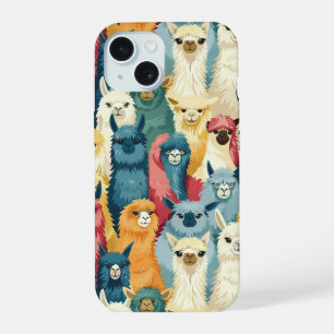 Coque iPhone 15 Funny Llamas coque iphone