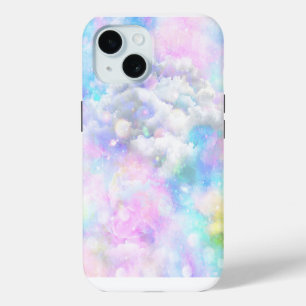 Coque iPhone 15 Galaxie dans les Nuages