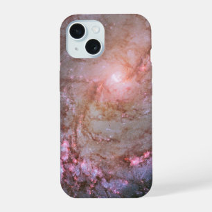 Coque iPhone 15 Galaxie spirale M83, en feu avec la formation d'ét