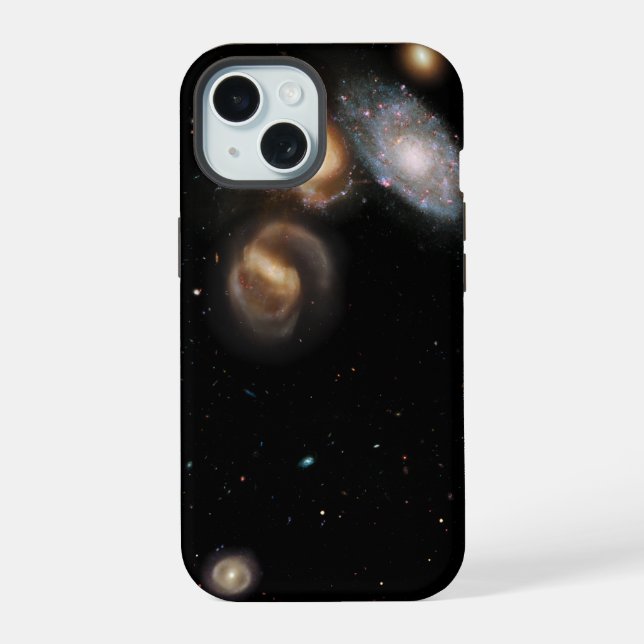 Coque iPhone 15 Galaxies du Quintette de Stephan (Verso)