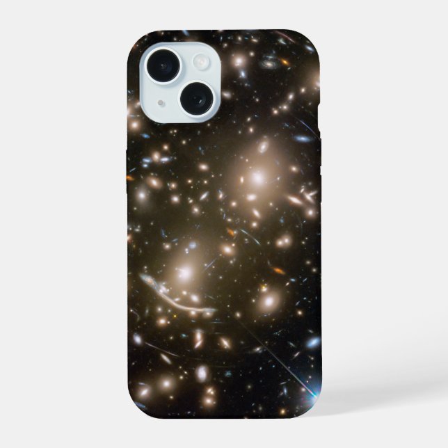 Coque iPhone 15 Galaxy Cluster Abell 370 (Verso)