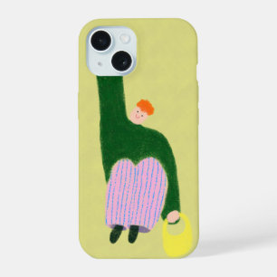 Coque iPhone 15 Garçon vert