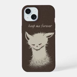 Coque iPhone 15 Gardez-moi pour toujours Chat de sauvetage Chaton