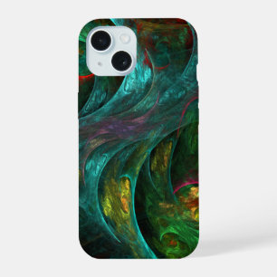 Coque iPhone 15 Genesis Nova Art Abstrait