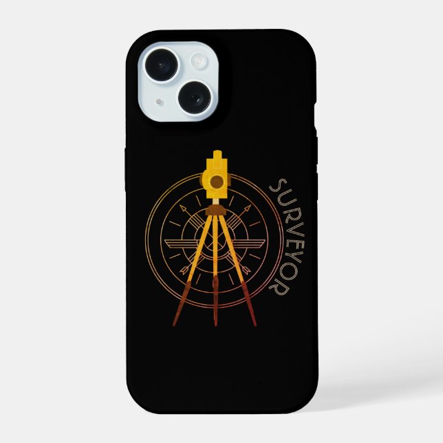 Coque iPhone 15 Géomètre (Verso)