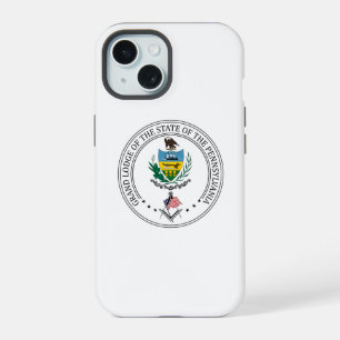 Coque iPhone 15 Gîte de franc-maçonnerie de l'état de Pennsylvanie