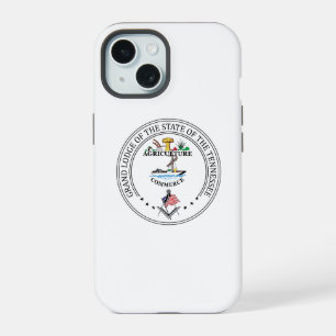 Coque iPhone 15 Gîte de franc-maçonnerie de l'état du Tennessee