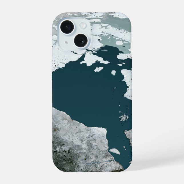 Coque iPhone 15 Glace Maritime De La Baie D'Hudson Le 14 Novembre  (Verso)