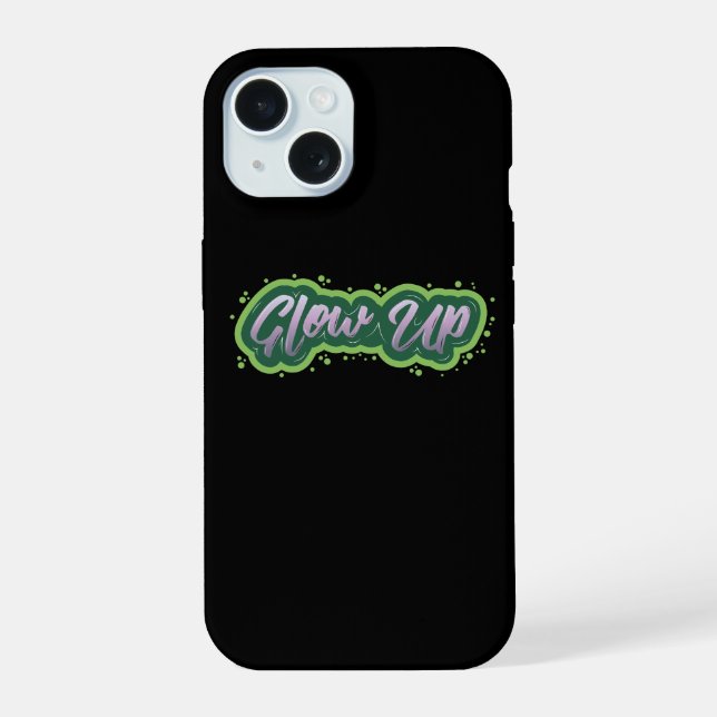 Coque iPhone 15 Glow up - Motivation (Verso)