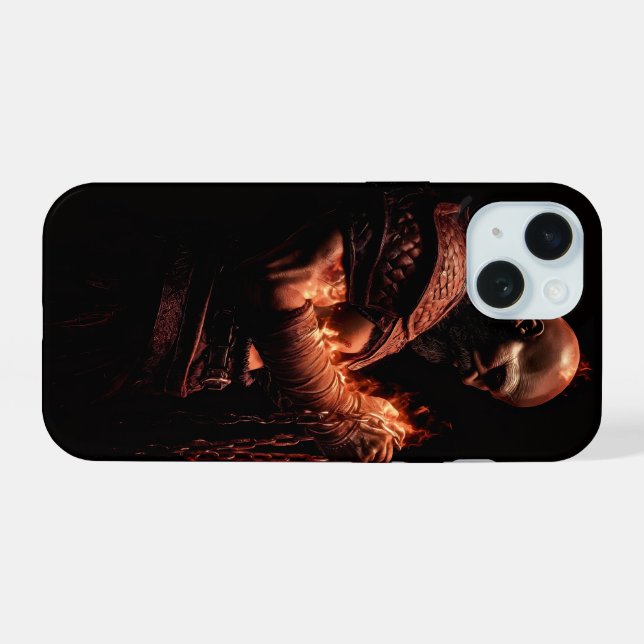 Coque iPhone 15 God of War Kratos (Verso Horizontal)