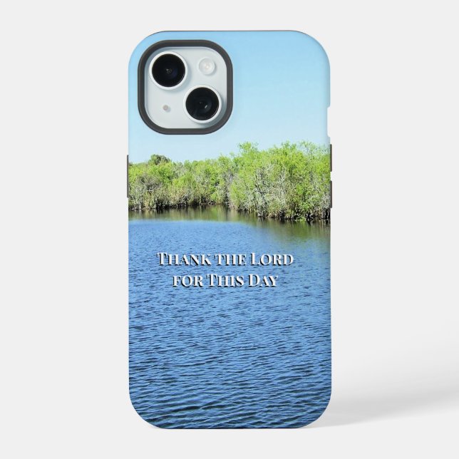 Coque iPhone 15 Grâce pour chaque nouveau jour (Verso)