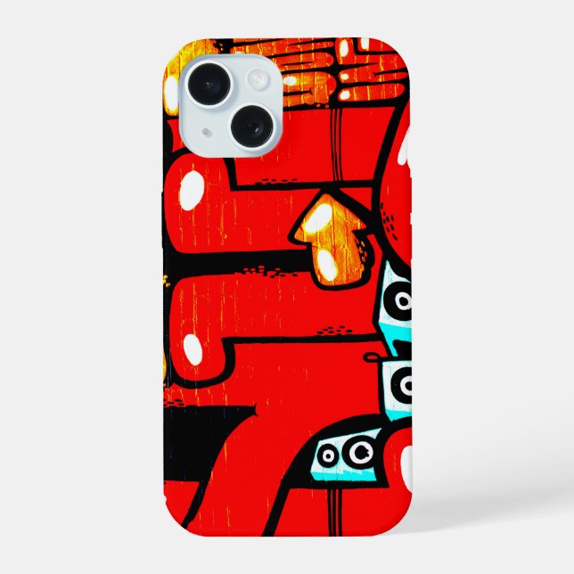 Coque iPhone 15 Graffiti 19 iphcnm (Verso)