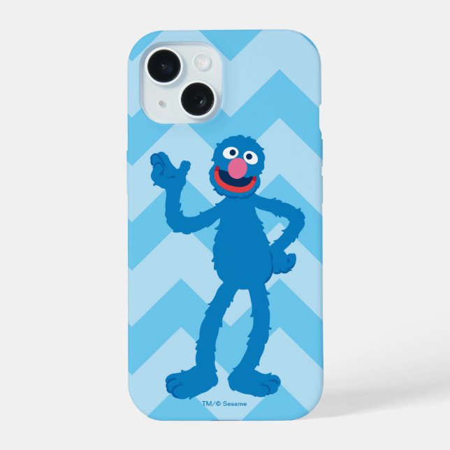 Coque iPhone 15 Grover debout (Verso)