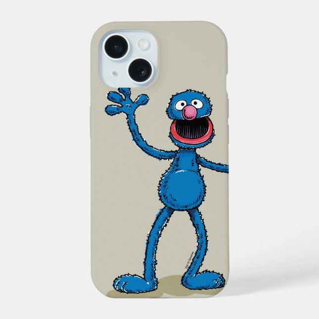 Coque iPhone 15 Grover Vintage (Verso)