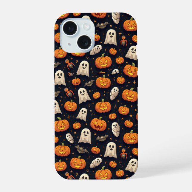 Coque iPhone 15 halloween (Verso)