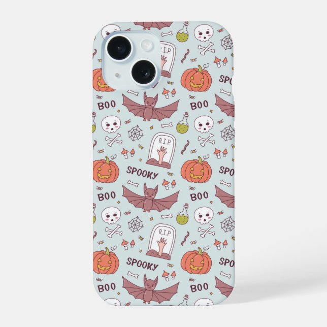 Coque iPhone 15 Halloween (Verso)