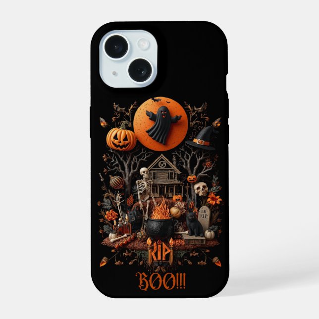 Coque iPhone 15 hallown (Verso)