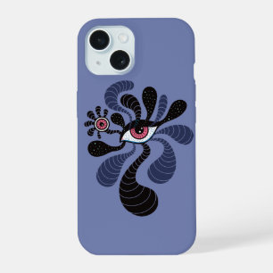 Coque iPhone 15 Hallucination psychédélique des yeux mal art