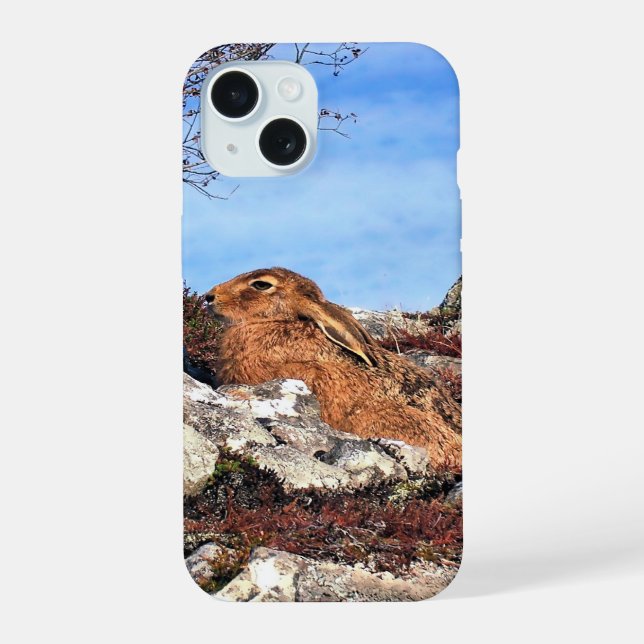 COQUE iPhone 15 HARE DE MONTAGNE (Verso)