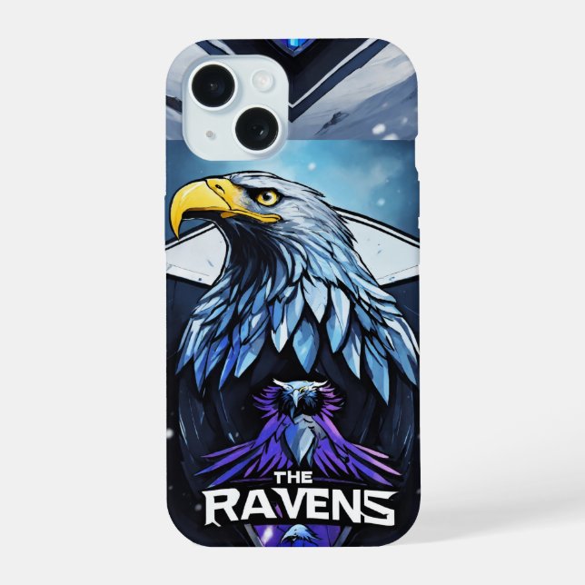 Coque iPhone 15 Hawk & Halo (Verso)