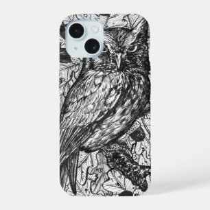 Coque iPhone 15 Hibou