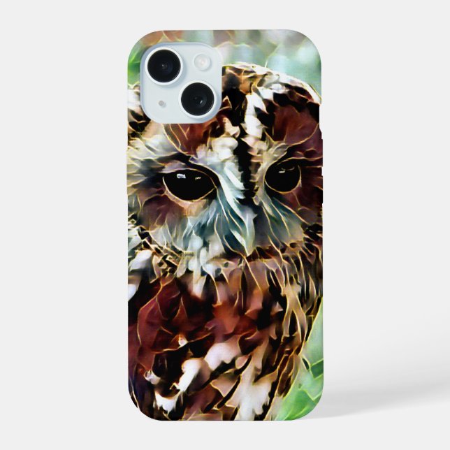 COQUE iPhone 15 HIBOU (Verso)