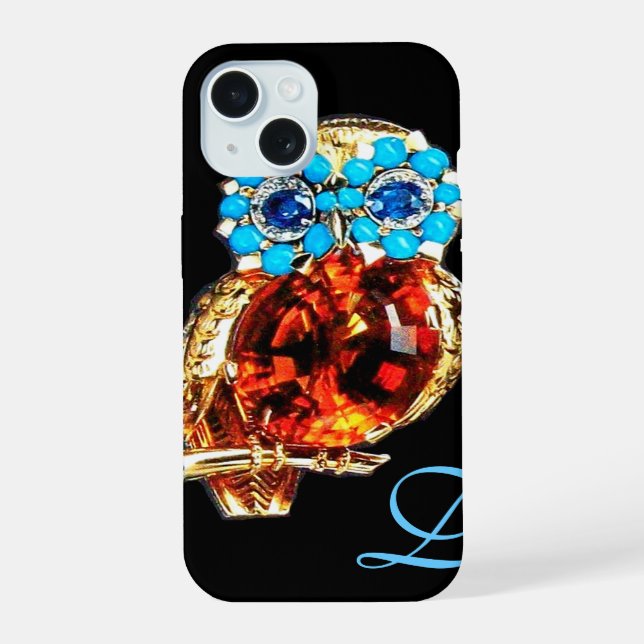 COQUE iPhone 15 HIBOU JOAILLIER (Verso)