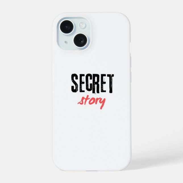 Coque iPhone 15 histoire secrète (Verso)