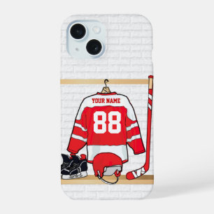 Coque iPhone 15 Hockey sur glace du Jersey