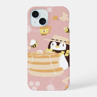 Coque iPhone 15 Honeybees and Penguins