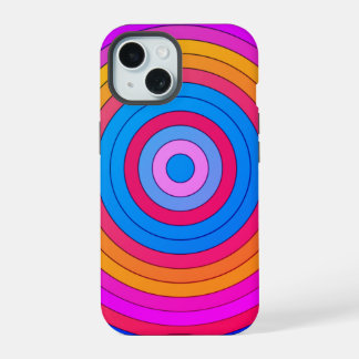 Coque iPhone 15 Hypnotisé(ultra violet)
