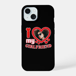 Coque iPhone 15 I Love My Girlfriend Personnalisé