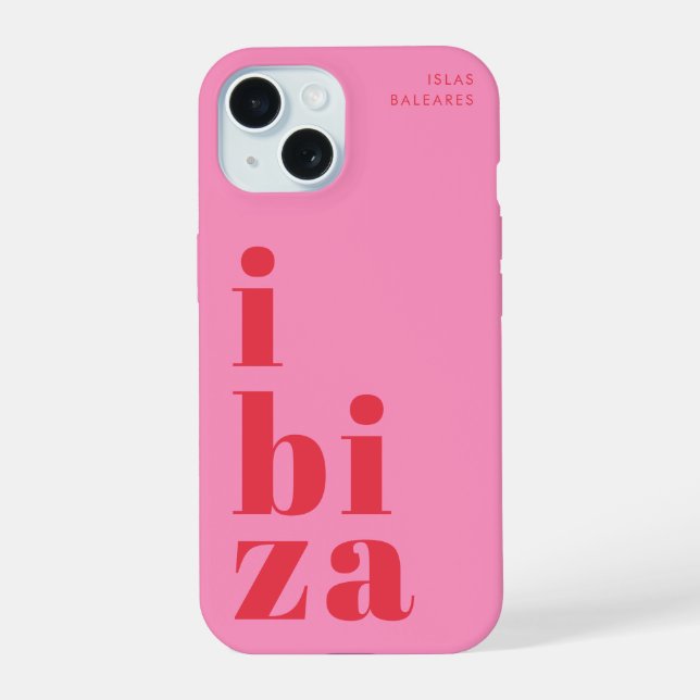 Coque iPhone 15 Ibiza élégant (Verso)