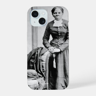 Coque iPhone 15 Icônes de l'histoire noire : Harriet Tubman, Droit