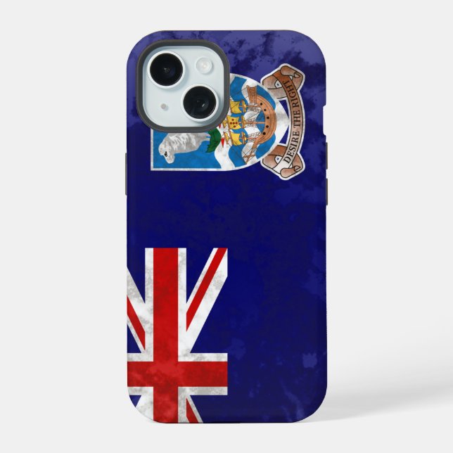 Coque iPhone 15 Îles Falkland (Verso)