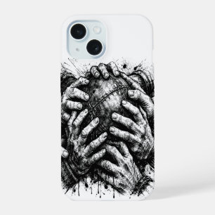 Coque iPhone 15 Illustration à l'encre d'art sombre des Orcades – 