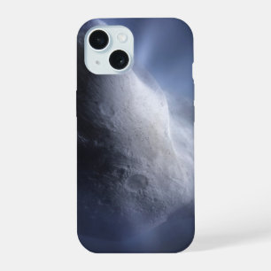 Coque iPhone 15 Illustration rapprochée de la comète Tempel.