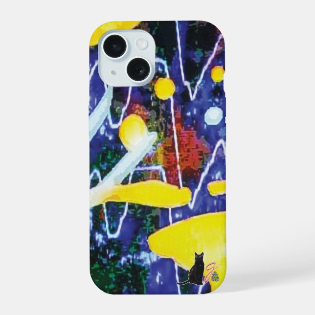 Coque iPhone 15 Image Sines KC (Verso)