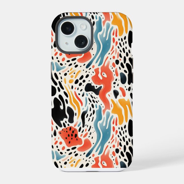 Coque iPhone 15 Impression animale (Verso)
