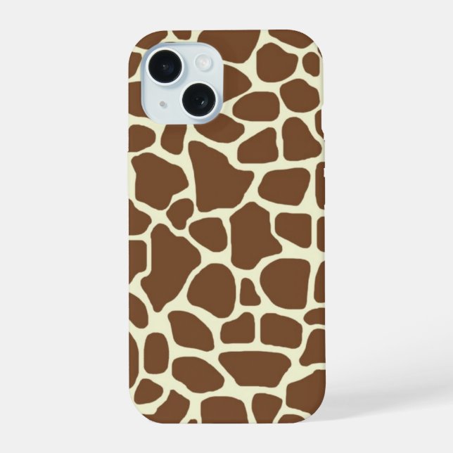 Coque iPhone 15 Impression girafe (Verso)