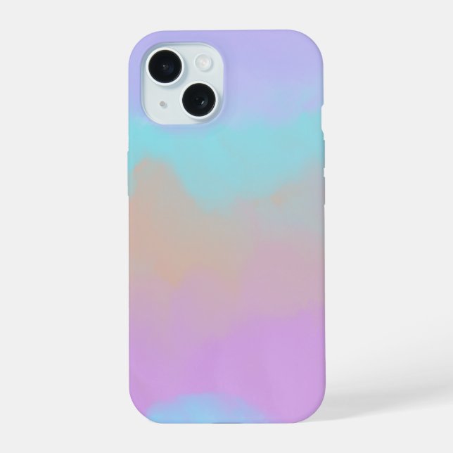 Coque iPhone 15 Impression numérique de bonbon de coton (Verso)